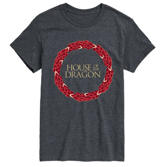 House of the Dragon - Dragon Scale Ring Logo - Men's Short Sleeve Graphic T-Shirt