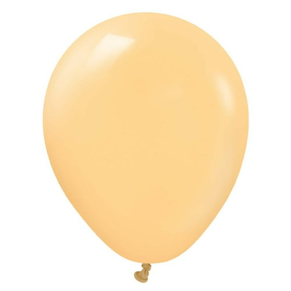 5 inch Kalisan Standard Peach Latex Balloons (100 Pack) - Party Supplies Decorations