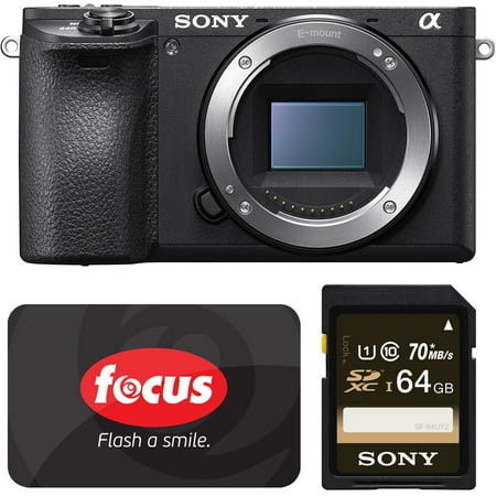 Sony a6500 Premium E-Mount APS-C Mirrorless Camera (Body Only) Gift Card