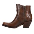 thumbnail image 3 of Lucchese Womens Harley Cowhide Gradient Round Toe Cowboy  Ankle Dress Boots, 3 of 5