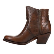 Lucchese Womens Harley Cowhide Gradient Round Toe Cowboy Ankle Dress Boots