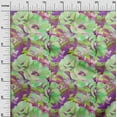 thumbnail image 3 of oneOone Polyester Spandex Light Green Fabric Floral & Sewing Fabric By The Yard Printed Diy Clothing Sewing Supplies 56 Inch Wide, 3 of 6