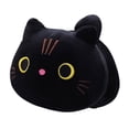 thumbnail image 2 of Lindo regalo para niños, regalos de cumpleaños, muñecos de gato, juguete de peluche de gato de dibujos animados, muñeco de peluche, animales de peluche, figuras kawaii, NEGRO, 25 CM, 2 of 4
