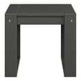 thumbnail image 2 of WestinTrends Montara Modern Outdoor HDPE Rectangle Patio Side Table, Gray, 2 of 14