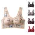 thumbnail image 1 of Ice Silk Lace Cooling Comfort Bra, Lace Buttonless Comfortable Bra, 1 of 3