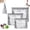 L, variant on Reusable Aluminum Foil Sealable Storage Bags, New Resealable Vacuum Zipper Pouches for Food, Stand Up Foil Sealable Bags with Label and Zip Lock for Vegetable Fruit Meat