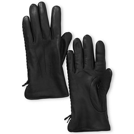 Leather Lace-Up Gloves