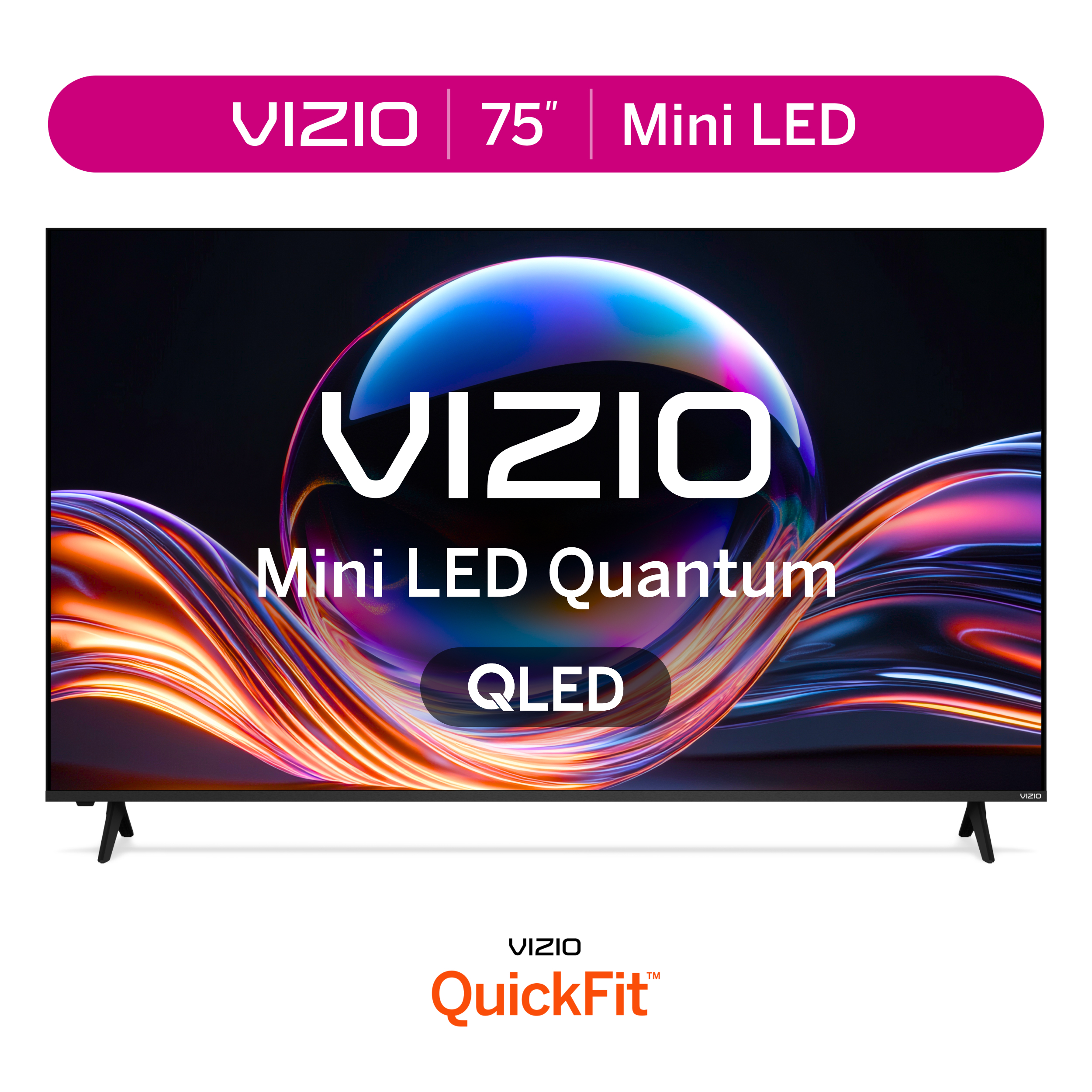VIZIO 75" Mini LED Quantum 4K QLED HDR Smart TV (NEW 2026) VQM75C-10