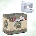 thumbnail image 4 of HELLHERO Sewing Machine Covers Paw Print Flower Design Universal Dust Covers Polyester Material Daily Uses, 4 of 8