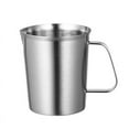 thumbnail image 1 of Taza Medidora de Acero Inoxidable con Marcado con Asa, Contenedor de Taza Medidora PráCtica de Cocina (500ML), 1 of 5