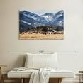 thumbnail image 2 of Elephant Stock Elks Of Rocky Mountains Wall Art - Horizontal Canvas Wall Art - Living Room Wall Decor - Nature Canvas - Brown And Blue Decor - 39" x 26", 2 of 4