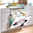thumbnail image 4 of Romantic Valentine's Day Kiss Dishwasher Magnet Cover Front Door Decorative Refrigerator Covers Magnetic Sheet Sticker Wash Machine Fridge Panel Decal for Kitchen Appliance 23x26 in, 4 of 6