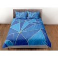 thumbnail image 3 of Juego de Cama Geométrico Azul Funda Nórdica de Lujo, Estética Ropa de Cama con Cremallera,, 3 of 4