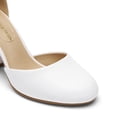 thumbnail image 4 of Zapatos DREAM PAIRS Angela blancos de PU con tacón alto de 8.5 cm, 4 of 7
