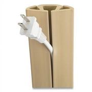 UT Wire Cord Protector and Concealer, 2.6" x 5 ft, Beige, Each