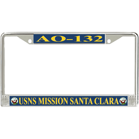 USNS Mission Santa Clara AO-132 License Plate Frame