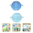 thumbnail image 3 of 2pcs Planet Hanging Lanterns Creative Paper Lanterns Outer Space Party Decorations, 3 of 8