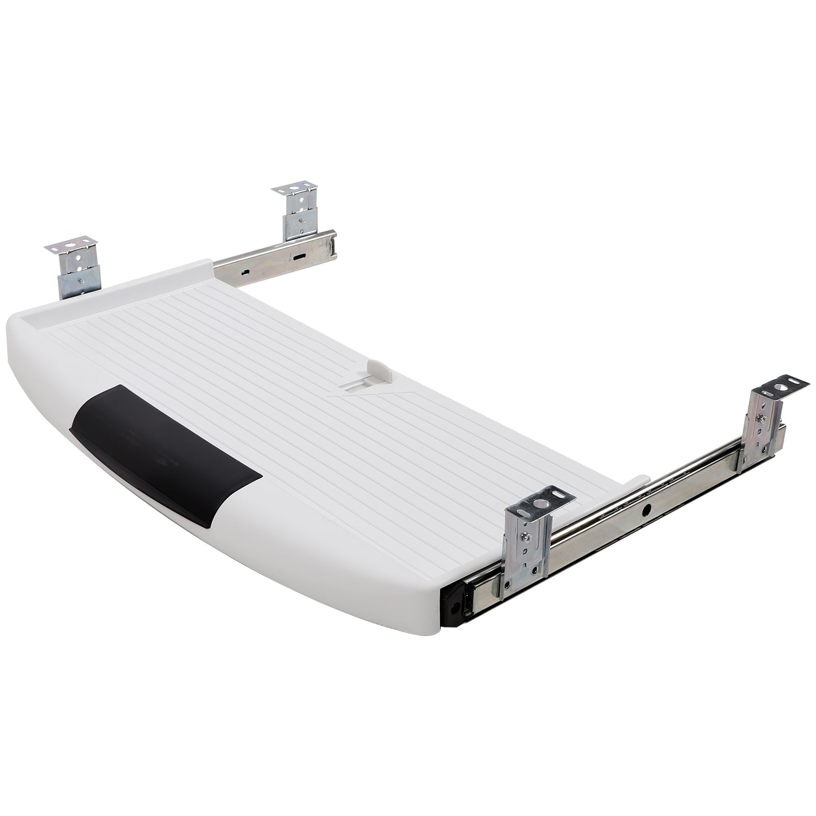 HOMEMAXS Under Desk Keyboard Tray Hidden Drawer Keyboard Tray Office Sliding Keyboard Mouse Holder