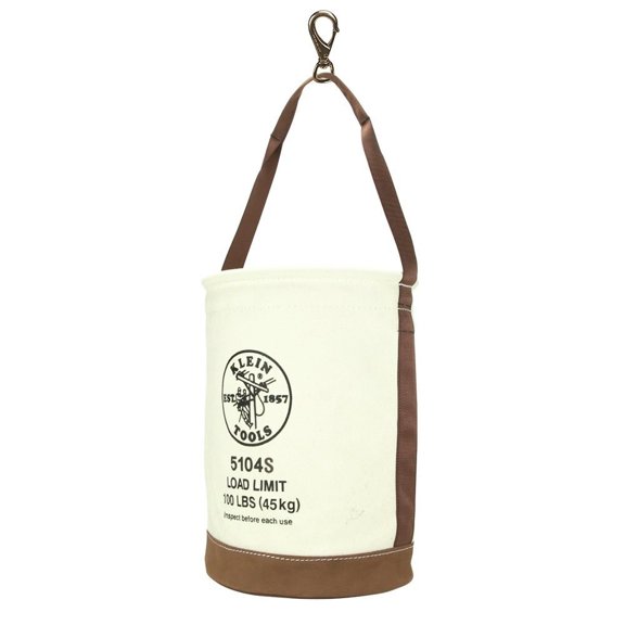Klein Tools Leather-Bottom Bucket Swivel Snap