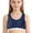 Dark Blue, variant on Girls Soft Training Bras 12-18 Seamless First Bra Girls Sports Bras Longline Crop - No Pads, Chest Double Lined,Color:Grey,Size:XXL