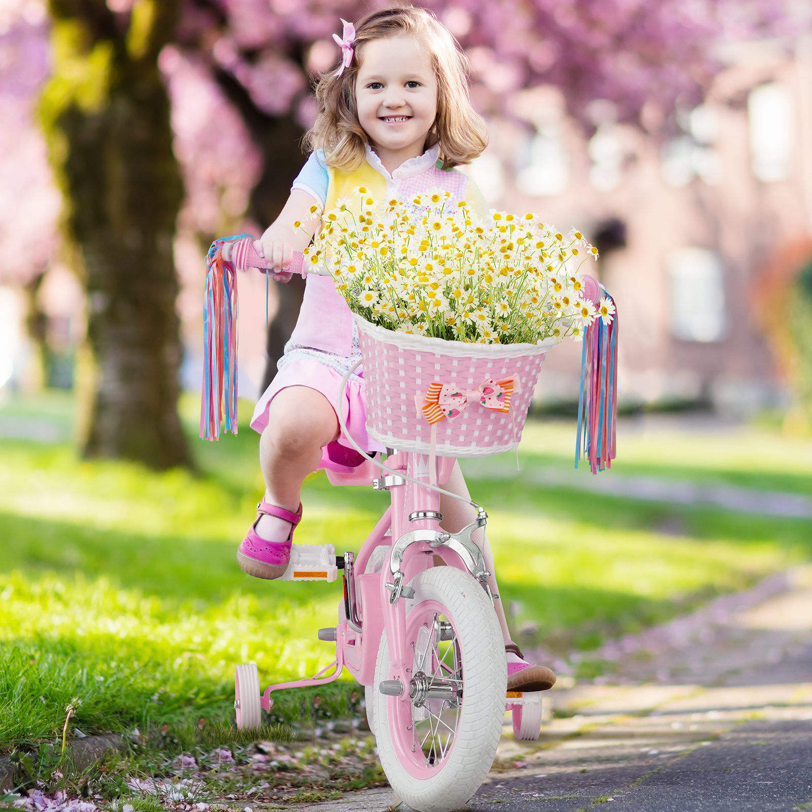 XJD Princess 12" Kids Bike with Training Wheels photo 8