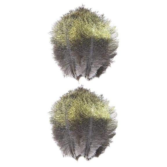 Naiovety Centros de de boda de 12 piezas para decorar fiestas en casa. Añade elegancia con plumas reales, artesanías y sombreros festivos. Artesanía
