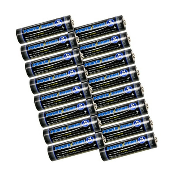 Power Zone LR616P Alkaline Batteries AA 16 Pack
