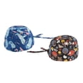 thumbnail image 2 of 2PCS Algodón Impreso Enfermera Animales de Trabajo+Flamenco Animales + Flamingo jinwen Gorro médico ajustable unisex, 2 of 5