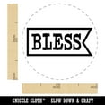 thumbnail image 2 of Bless in Flag Self-Inking Rubber Stamp Ink Stamper - Orange Ink - Medium 1 Inch, 2 of 7