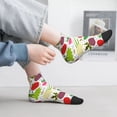 thumbnail image 2 of Pofeuu Cartoon Vegetables Print 30cm Socks, Adult Running Hiking Socks for Youth and Adult, 2 of 7