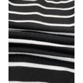 thumbnail image 6 of CHICME Striped Cardigan Sweaters for Women Crew Neck Long Sleeve Button Down Lightweight Fall Knit Sweater Black-L, 6 of 9