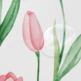 thumbnail image 4 of Coolnut Pink Tulip Shower Curtain Bathroom Decor Watercolor Shower Curtain Sets Fabric Cloth Bathroom Curtains with Hooks 60x72 Inch, 4 of 6