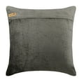 thumbnail image 2 of Throw Pillow Cover With Zipper, Charcoal 14"x14" (35x35 cm) Throw Pillow Cover, Velvet Embroidered Throw Pillows For Sofa, Geometric Pattern Modern Style - Charcoal Bricks, 2 of 5