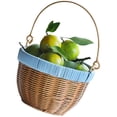 thumbnail image 4 of Light Brown Decorative Basket with Metal Handle for Storage and Organization in Bedroom or Office, 4 of 4