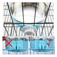 thumbnail image 5 of JTAOT Crate Dog Cat Bowls, Removable Stainless Steel Hanging Pet Cage Bowls for Kennel, Water Food Feeder Bowls Cage Coop Cup for Cats, Dogs, Rabbits and Small Animals (Small, Blue), 5 of 6