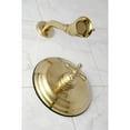thumbnail image 4 of Kingston Brass KB2637BXTSO Metropolitan Single-Handle Pressure Balanced Shower Faucet, Trim Only, Brushed Brass, 4 of 7
