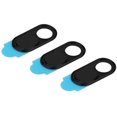 thumbnail image 1 of ZOUSSIQI 3pcs Metal Camera Lens, Ultra Thin Camera Cover Webcam Cover Blocker Slider for Smartphone Tablet Desktop Laptop(Black) CA919-51255, 1 of 9