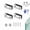 8-10mm, variant on Aluminum Alloy Tile & Glass Clamp Bracket Set, L, I, T, X Shape 90 Degree Fixing Clips, No-Weld Connectors, Strong Stable Support, For Glass, Wood & Tile Framing