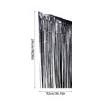thumbnail image 2 of OUNONA 3 Pcs Rideaux à Franges pour Porte et Fête 96.5x36 Po, 2 of 8
