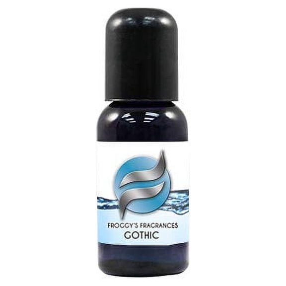 Froggy's Fog® Gothic Fog Machine Scent Additive, Concentrate Gothic Fragrance for Water-Based Fog, Haze, Snow & Bubble Fluid, 1 fl oz (Treats 2 Gallons)