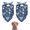Dark Blue Princess, variant on Dog Bandana 2 Pack,Dark Blue Princess Fairy Forest Pattern Bandanas for Dogs,Cat Bandana,Small/ Large Dog Bandana 2 Size,Dog Bandanas
