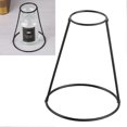 thumbnail image 4 of Creative Shapes Black Metal Flower Vase Frame Plant Holder Cafe Home Decor (C), 4 of 5