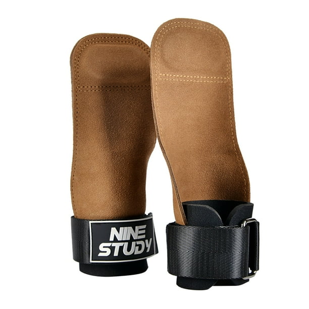 Correas Para Muñecas Para Levantamiento De Pesas. Muñequeras Con Doble Capa De Cuero. Cuero Con Agarre Mejorado Para Un Óptimo Rendimiento De Manos Y Muñecas. Correas De Gimnasio Para Levantamiento