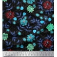 thumbnail image 1 of Soimoi Cotton Duck Fabric Dot,Leaves & Flower Print Fabric by Yard 42 Inch Wide, 1 of 1
