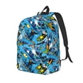 thumbnail image 1 of Disketp snow board blue Mochila de Lona Estampada, Mochila Escolar de Viaje Ligera para Estudiantes y Portátil-Medium, 1 of 5