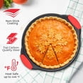 thumbnail image 6 of PERLLI Non-Stick 6-Piece Baking Pan Set, BPA-Free Carbon Steel Bakeware Set with Silicone Handles, Stackable Kitchen Oven Set, Cookie Sheet, Baking Tray, Baking Sheet Set, Oven Safe (446 ° F), 6 of 6