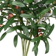 thumbnail image 2 of LEAQU 4PCS Artificial Olive Branches for Vases Decoration Plants 28-Inch Faux Fake Olive Branch Stems for Home Office Indoor Outside DIY-Wreath Decor, 2 of 7