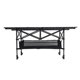 thumbnail image 1 of Mesa Plegable Para Exteriores, Mesa Plegable Compacta Para Exteriores, Soporte De Carga De 100 Kg, Ajuste De Altura De 50-80 Cm, Acero Al Carbono Para Picnic, 1 of 7