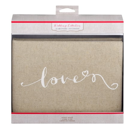 Silver Leaf Guest Book - Gartner Studios Wedding Collection Guest Book, 1 Each