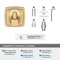 thumbnail image 6 of Amerock Stature Champagne Bronze Single Prong Robe Hook, 6 of 9